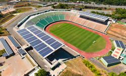 Planta solar en el estadio brasileño Arena Pernambuco 